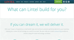 Desktop Screenshot of lintelindia.com